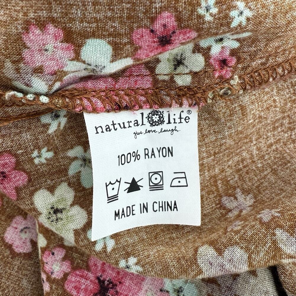 Natural Life Eliza Floral Maxi Dress Sleeveless Garden Feminine Women’s Size XL - Picture 8 of 11